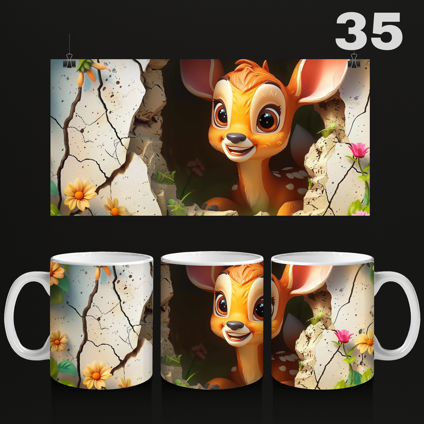 Mok Babydier Flowers