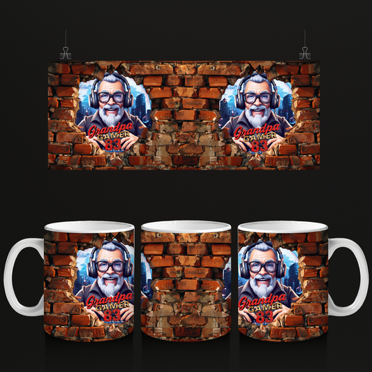 Grandpa Gamer83 Mok Steen