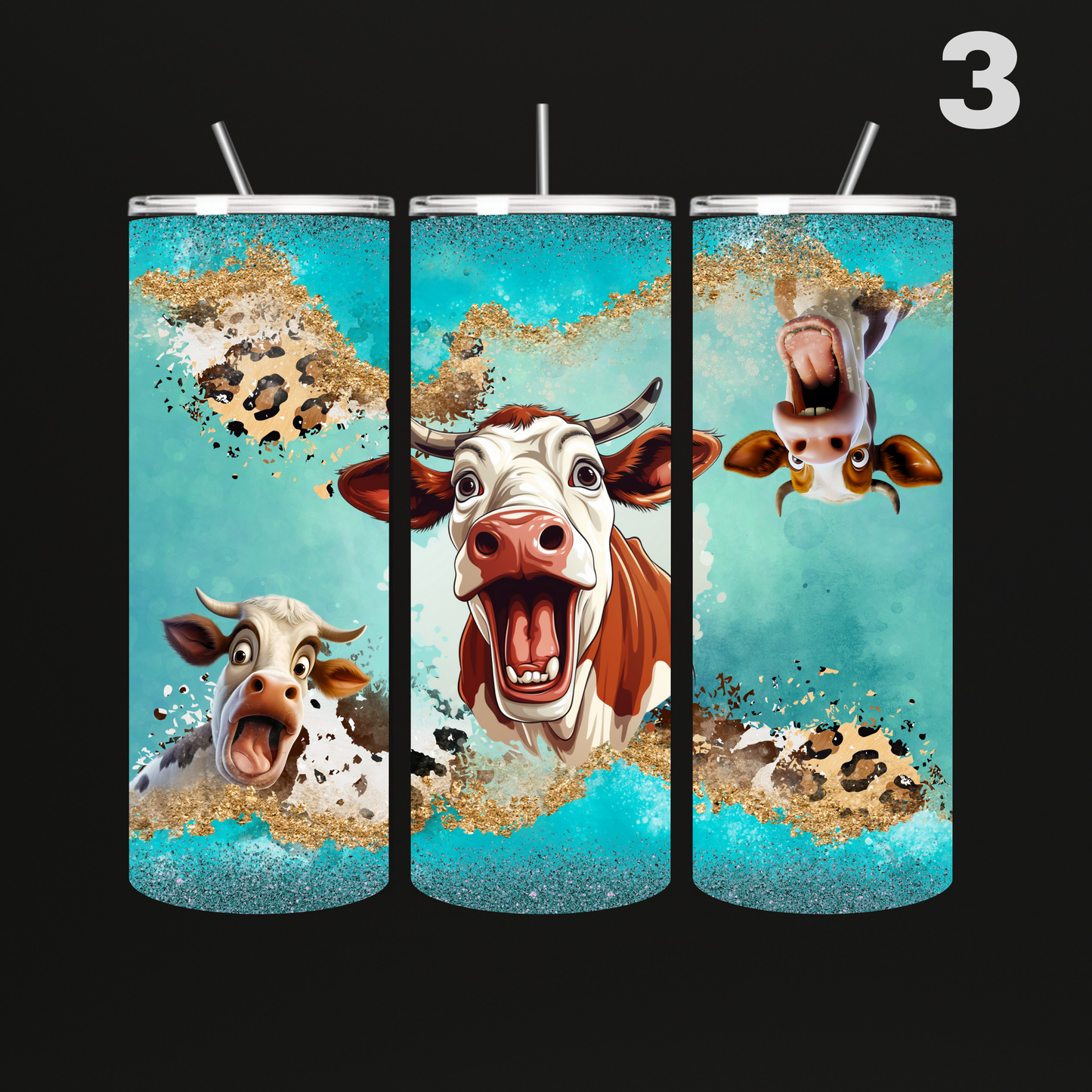 Tumbler Grappige Koe