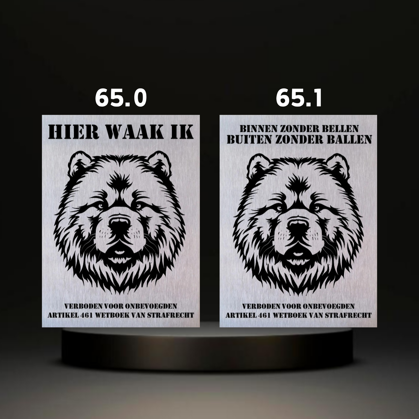 Waakbord Kant en klaar Doodle & Dalmatier & Beagle & Leopard & Chowchow