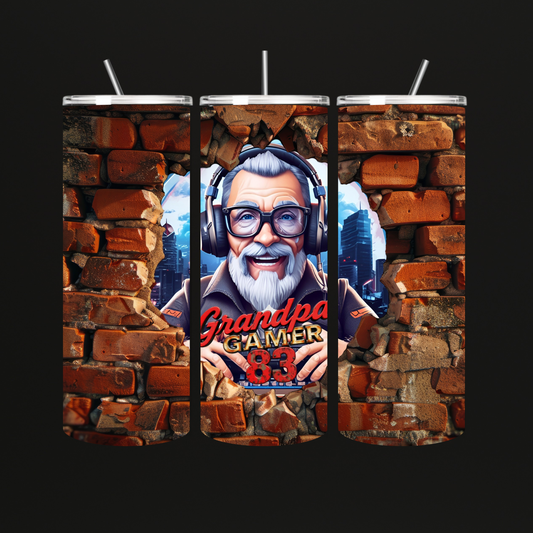 Grandpa Gamer83 Tumbler Steen