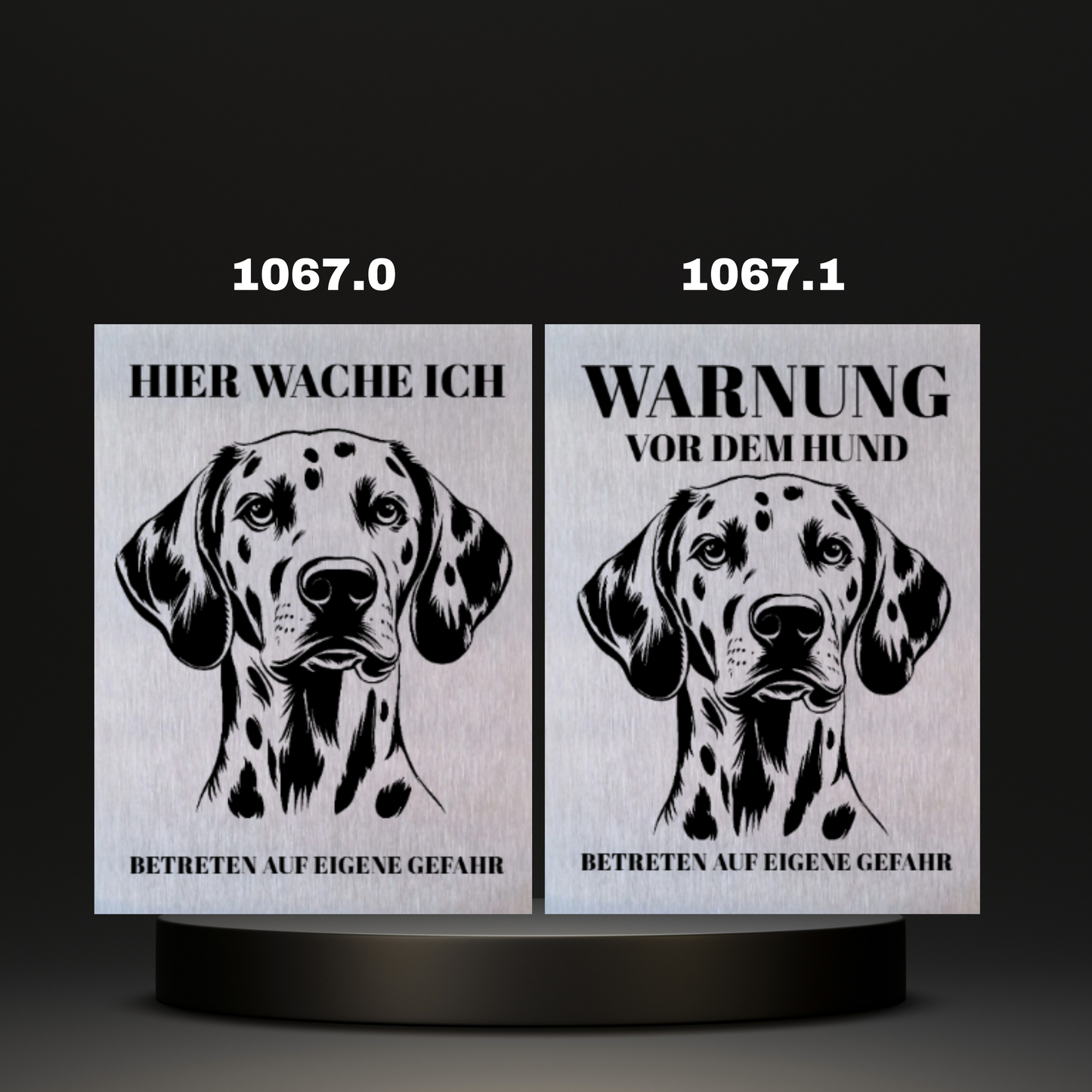 Warnshild Fertiges Design Doodle & Dalmatiner & Beagle & Leopard & Chowchow