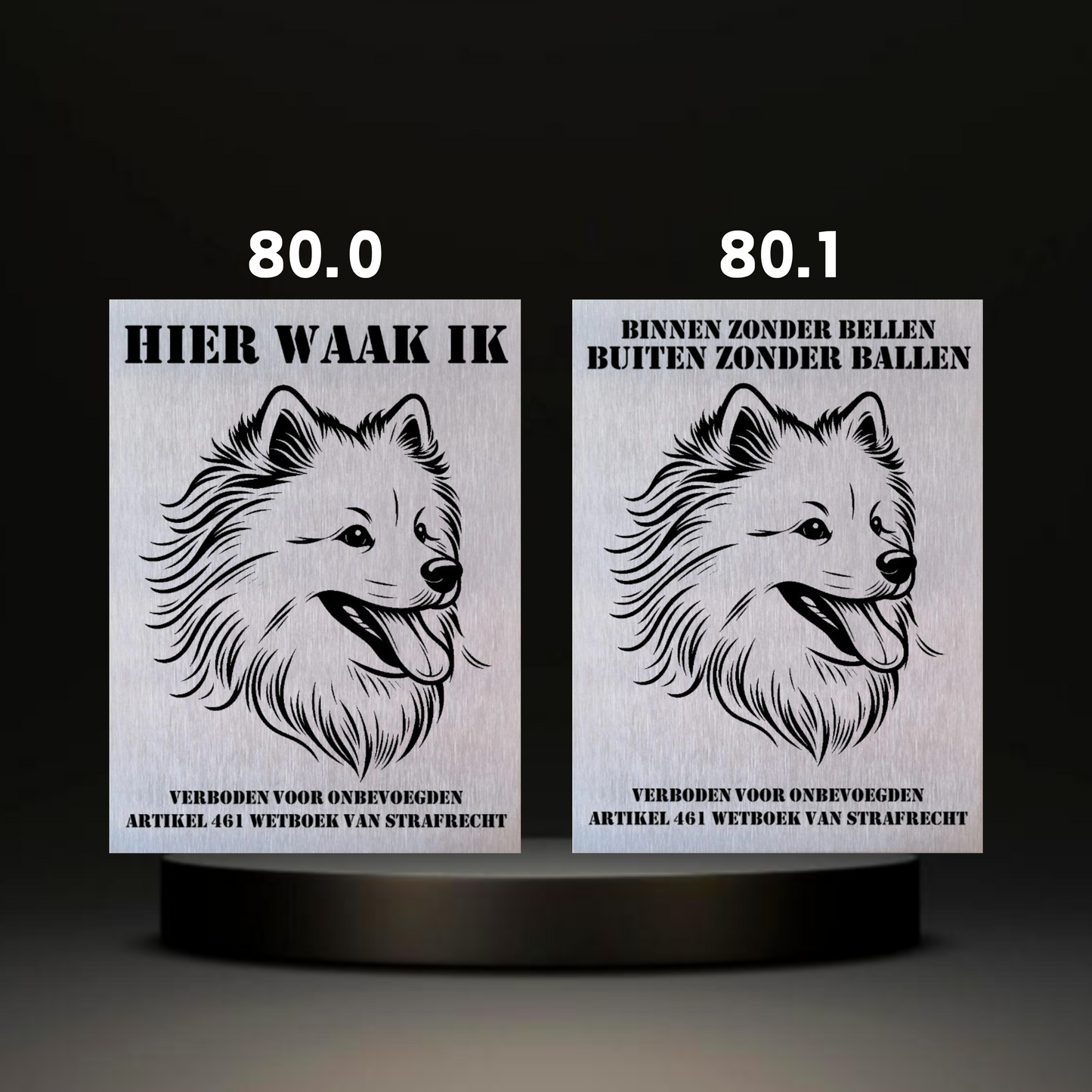 Waakbord Kant en klaar Eskimo & Spaniel & Fox & Basset