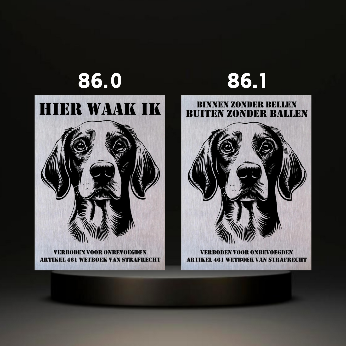 Waakbord Kant en klaar Eskimo & Spaniel & Fox & Basset