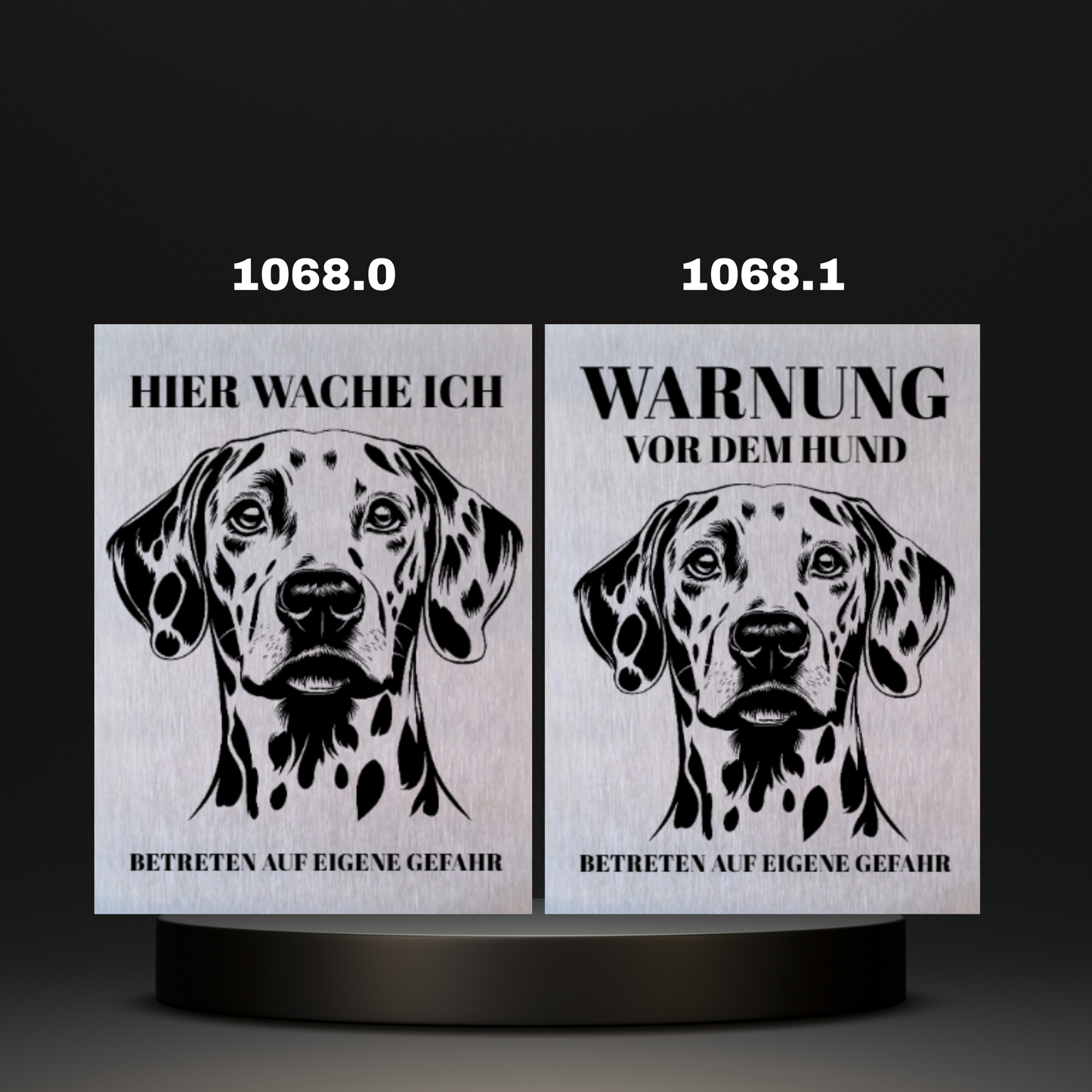 Warnshild Fertiges Design Doodle & Dalmatiner & Beagle & Leopard & Chowchow