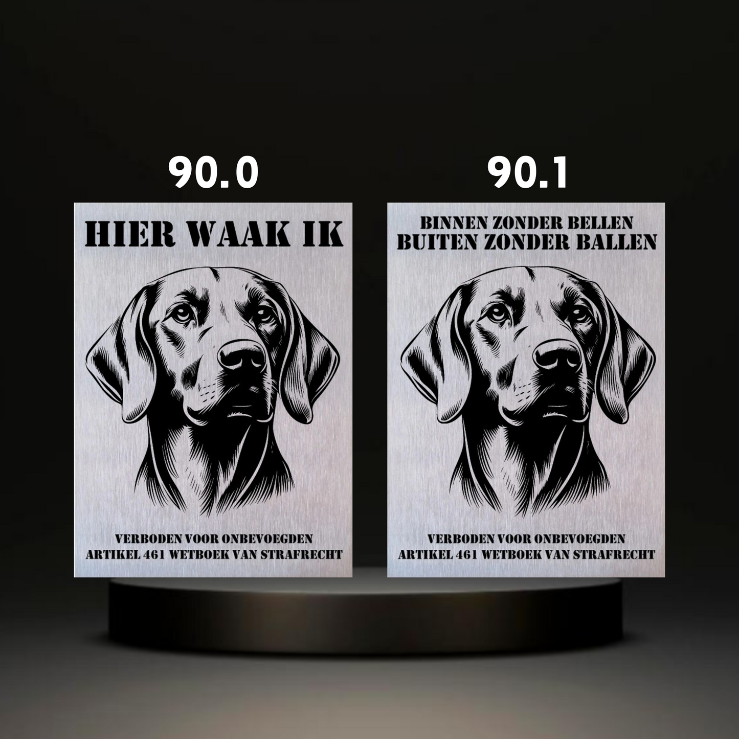 Waakbord Kant en klaar Eskimo & Spaniel & Fox & Basset