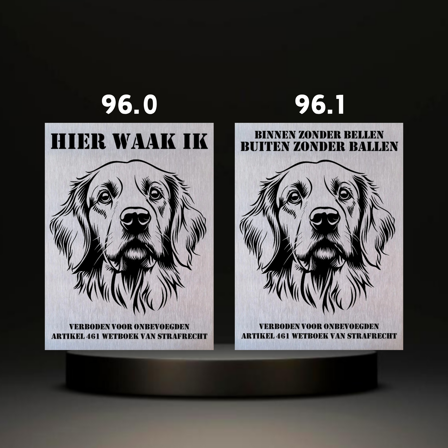 Waakbord Kant en klaar Eskimo & Spaniel & Fox & Basset