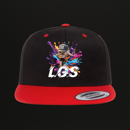 LOL Gaming Squad Snapback Pet Sitting colorsplash