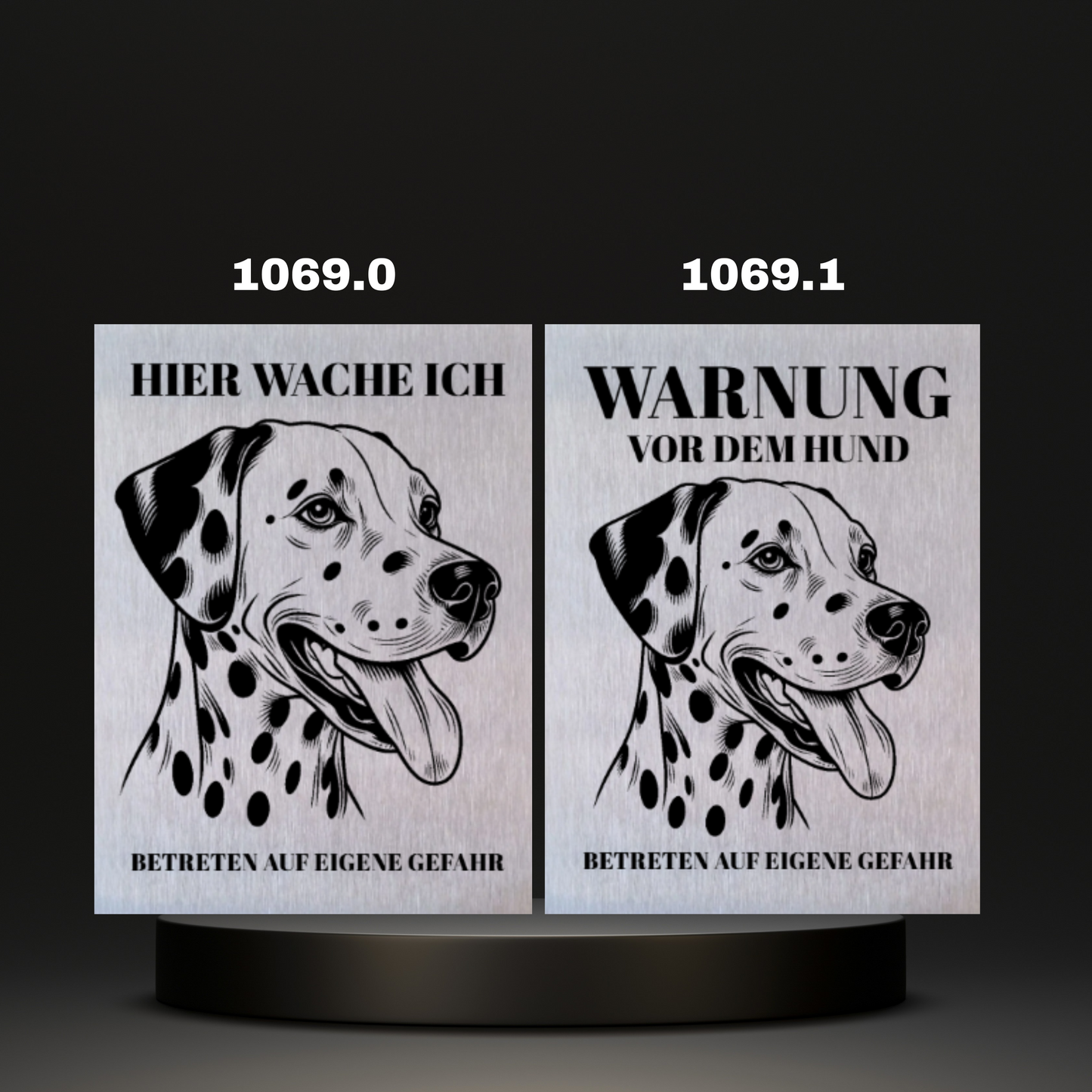 Warnshild Fertiges Design Doodle & Dalmatiner & Beagle & Leopard & Chowchow