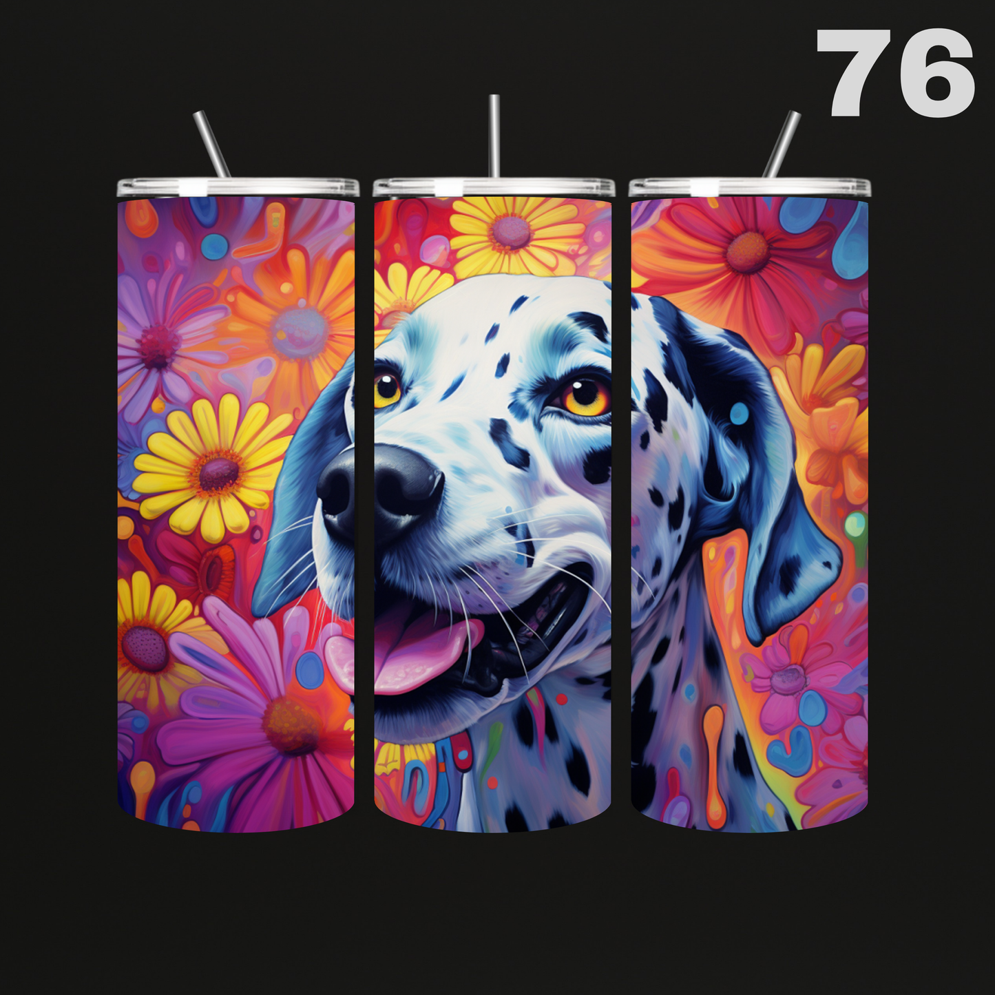 Tumbler Hond Aquarel