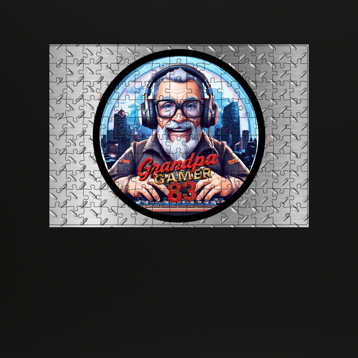 Grandpa Gamer83 Puzzel Traanplaat
