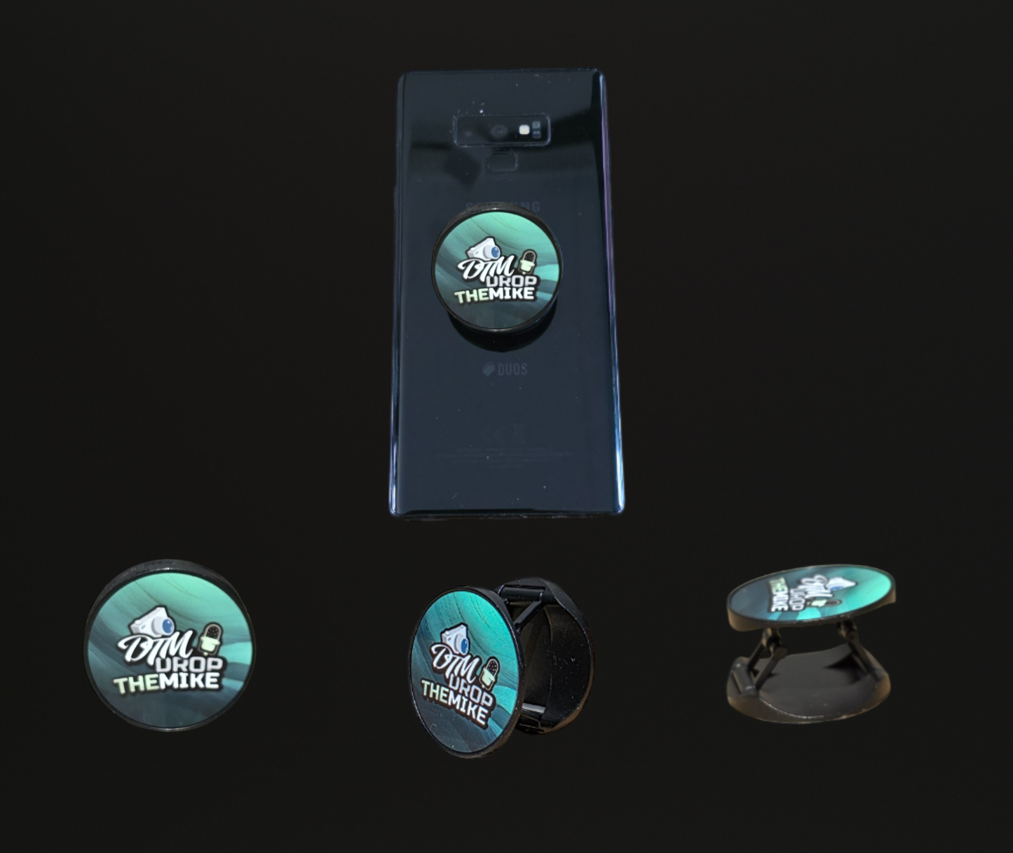 DropTheMike Pop Up Telefoon Houder