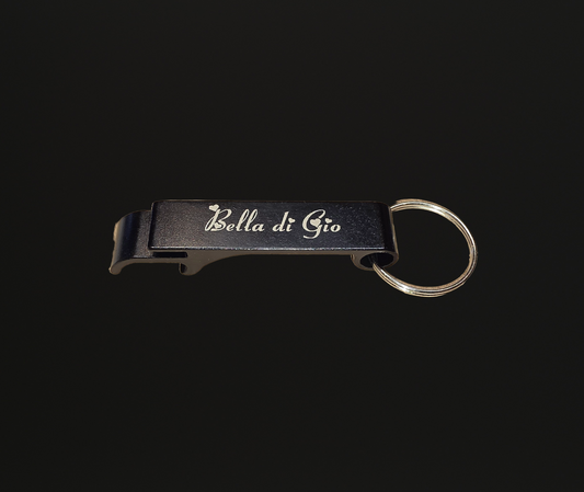 Bella di Gio Flesopener/sleutelhanger Zwart