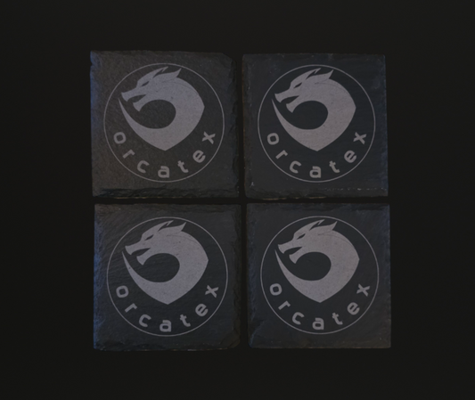 Orcatex Leisteen onderzetters