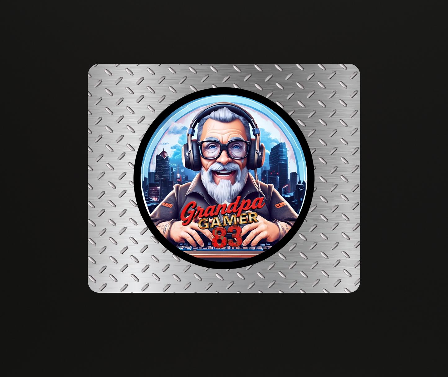 Grandpa Gamer83 Muismat Traanplaat