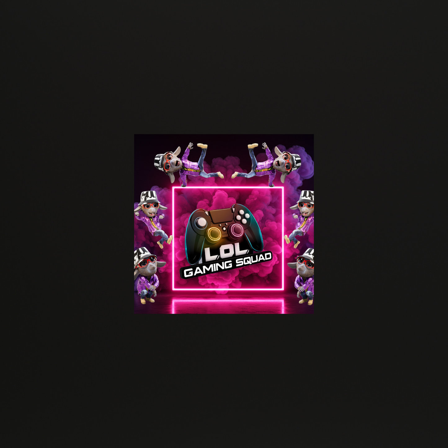 LOL Gaming Squad magneet Pink