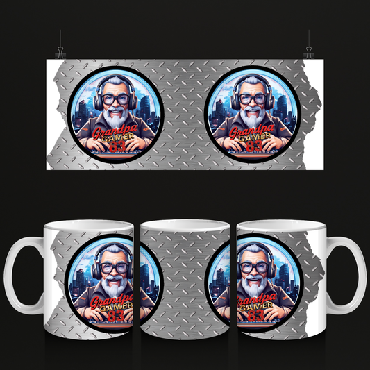 Grandpa Gamer83 Mok Traanplaat