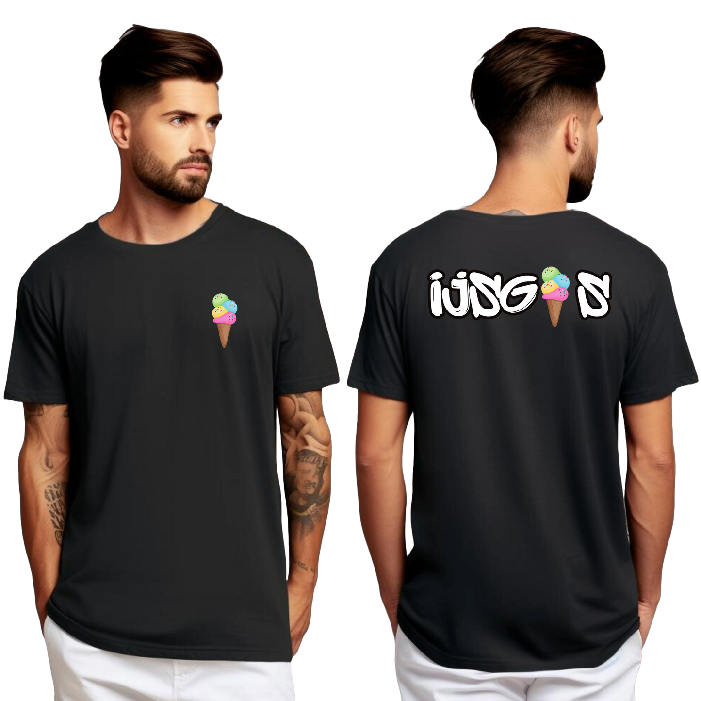 IjsGijs - Tshirt Ruglogo