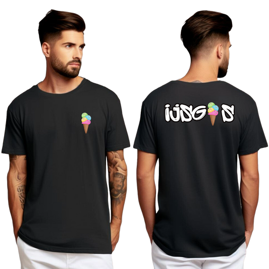 IjsGijs - Tshirt Ruglogo