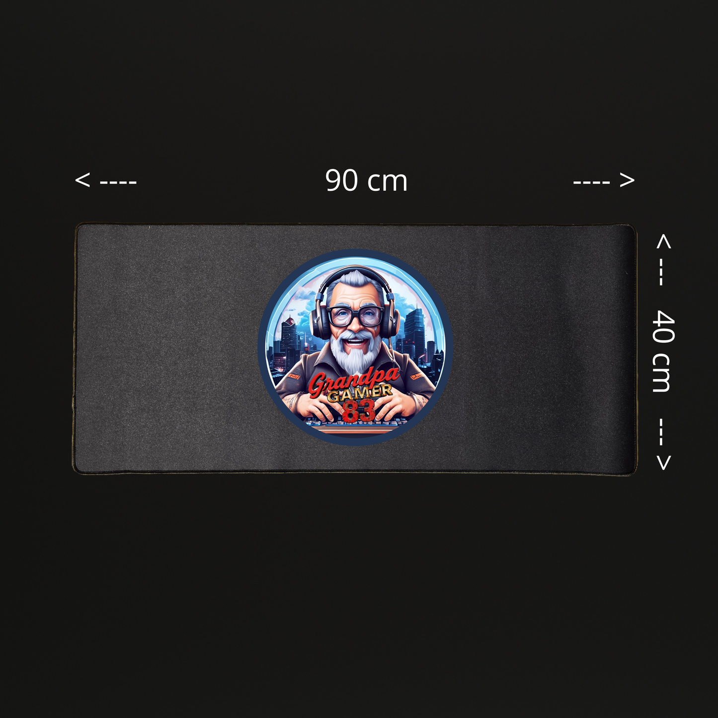 Grandpa Gamer83 Muismat XXL