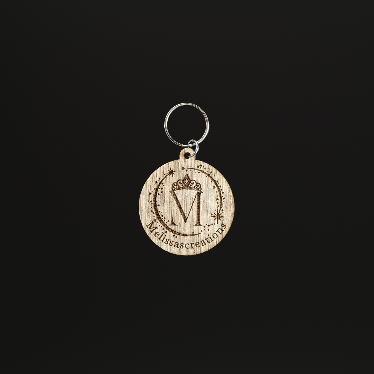 MelissasCreations Sleutelhanger hout