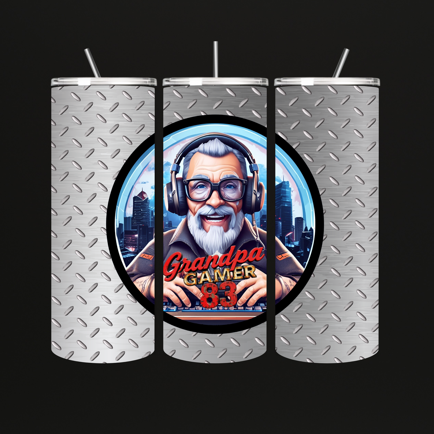 Grandpa Gamer83 Tumbler Traanplaat