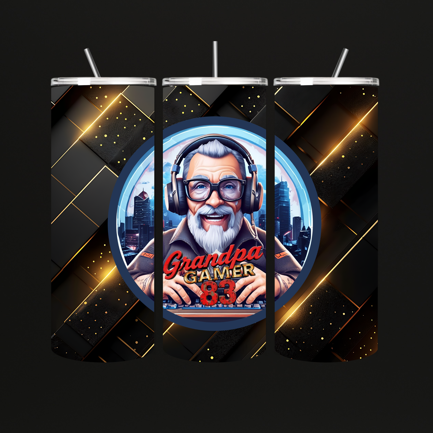 Grandpa Gamer83 Tumbler