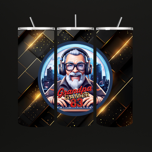 Grandpa Gamer83 Tumbler