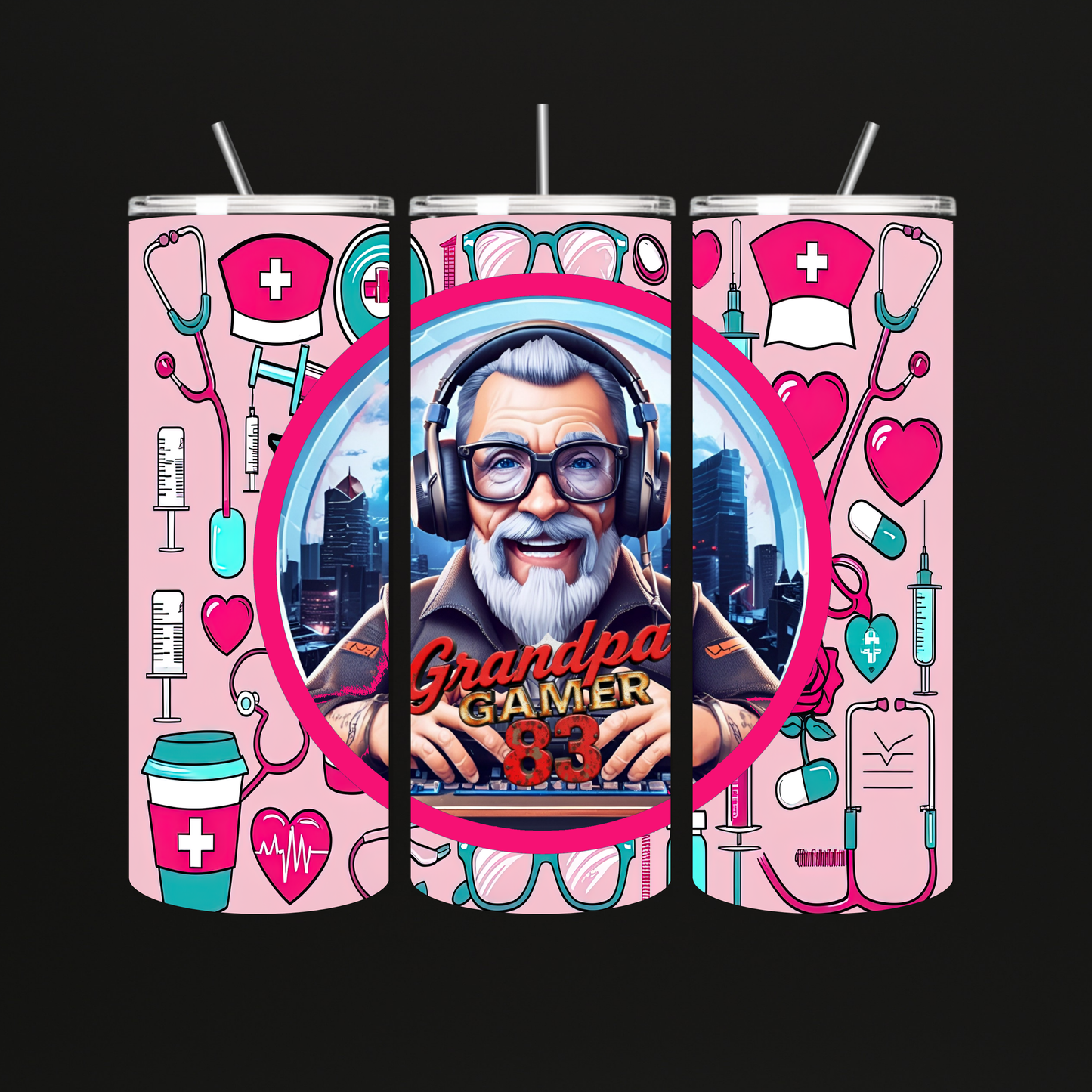 Grandpa Gamer83 Tumbler Yessica