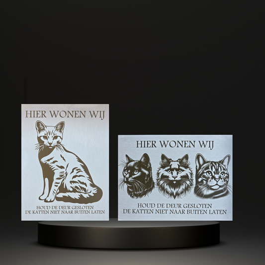 Kattenbord met persoonlijk ontwerp
