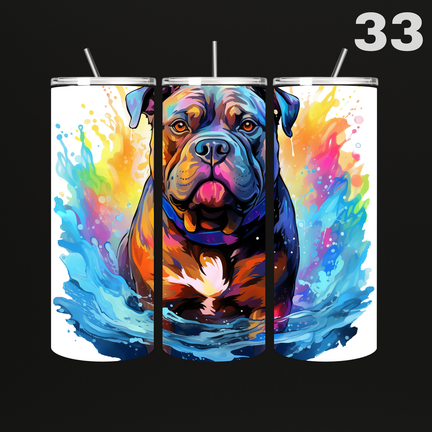 Tumbler Hond Bully's-Bulldogs