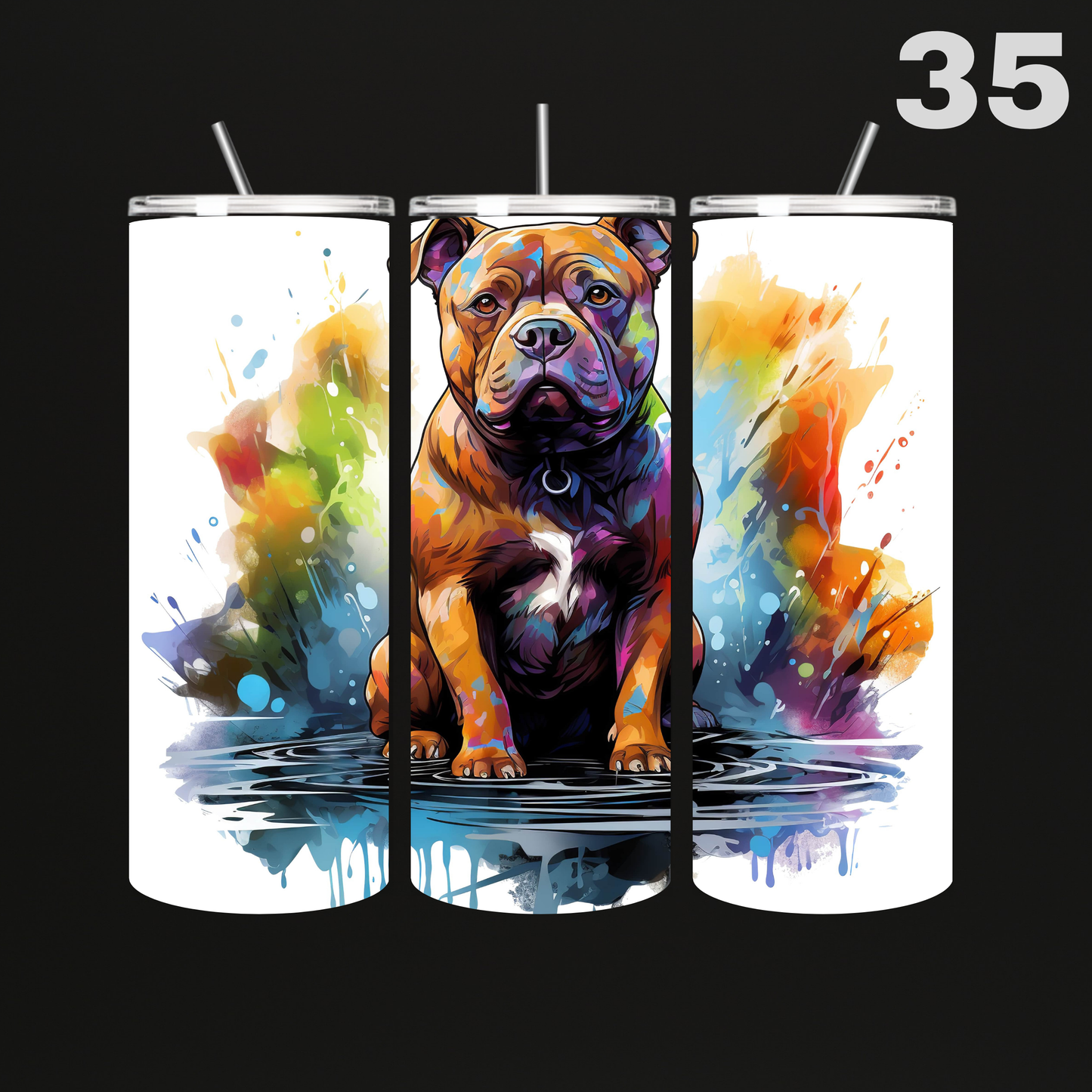Tumbler Hond Bully's-Bulldogs