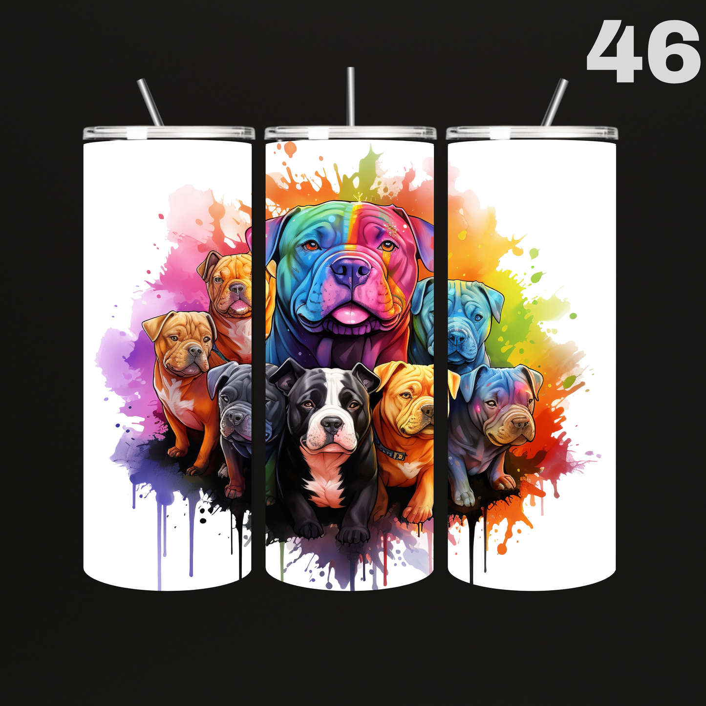 Tumbler Hond Bully's-Bulldogs