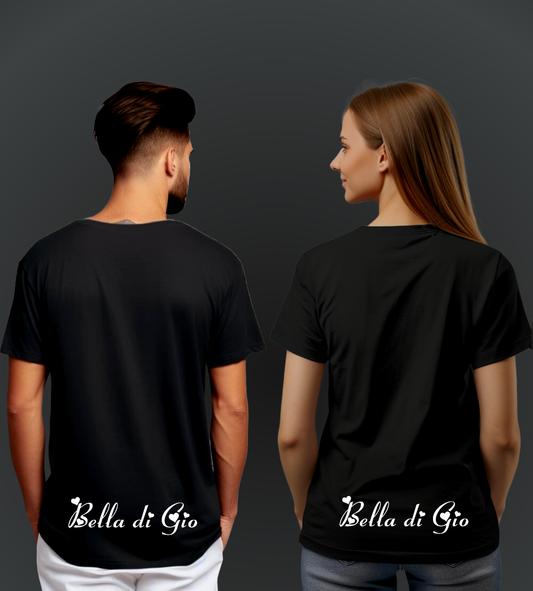 Bella di Gio T-Shirt met logo rug onder