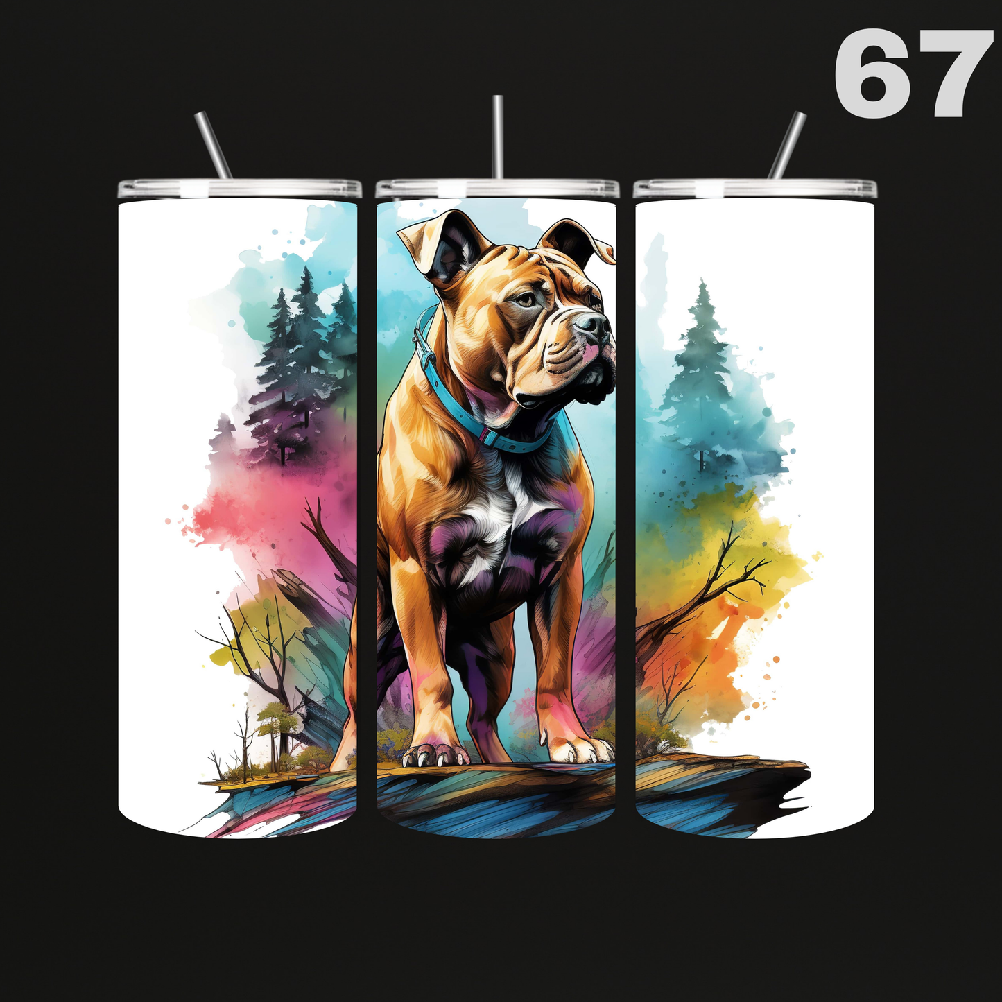 Tumbler Hond Bully's-Bulldogs