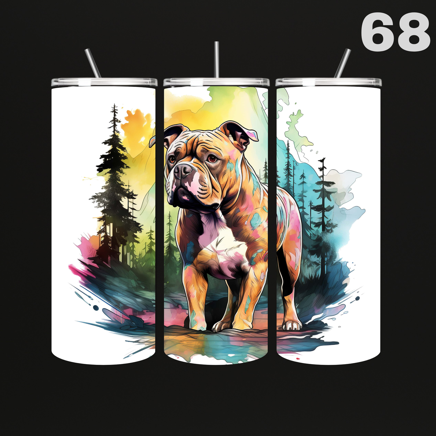 Tumbler Hond Bully's-Bulldogs