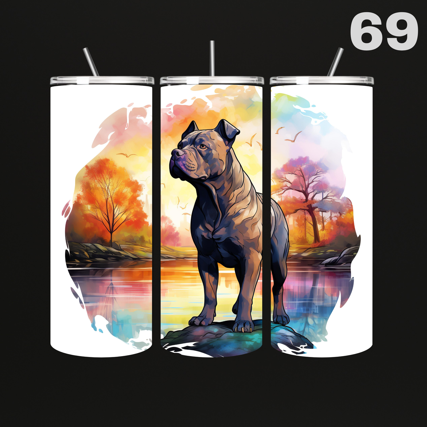 Tumbler Hond Bully's-Bulldogs