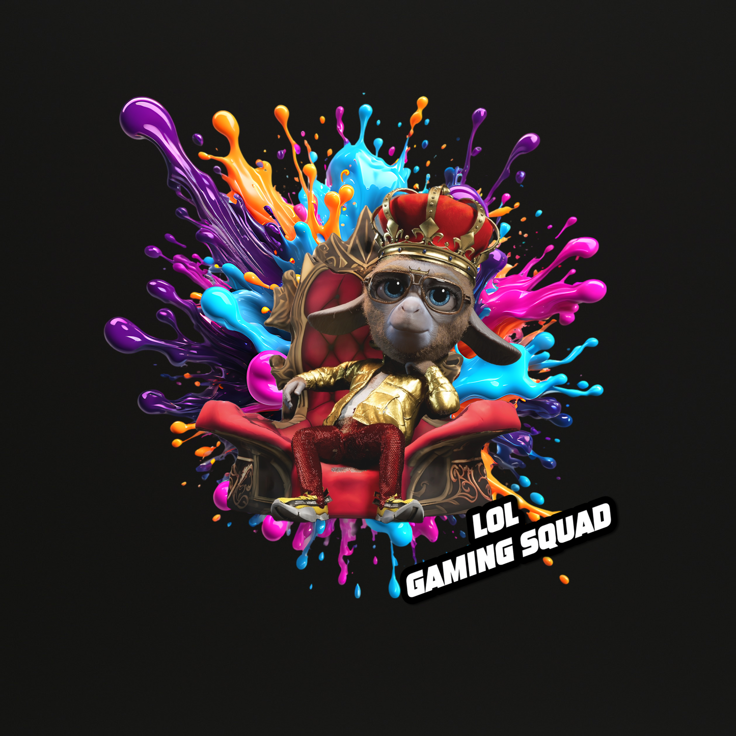 Pet LOL Gaming Squad Rood
