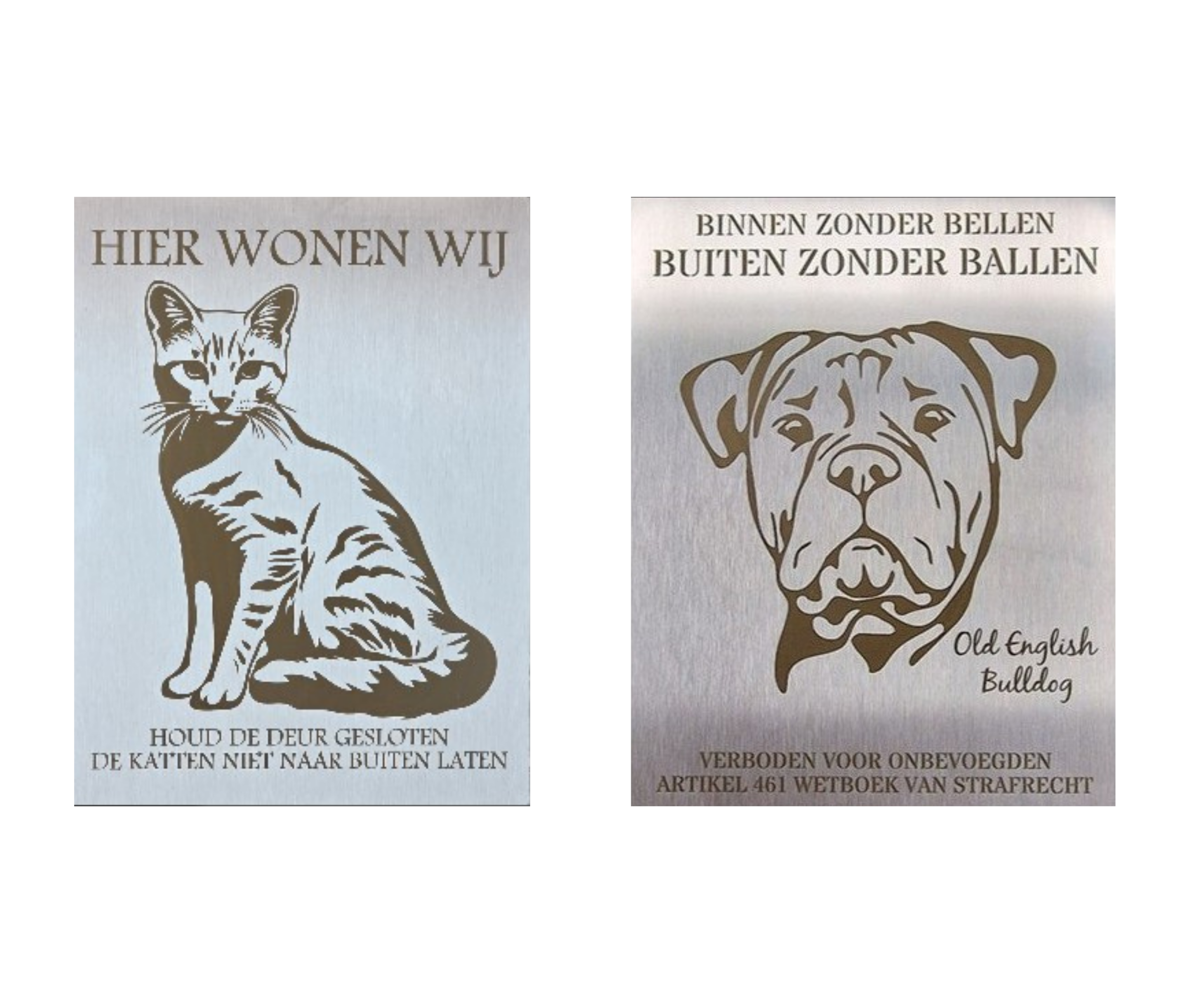 Gepersonaliseerde borden