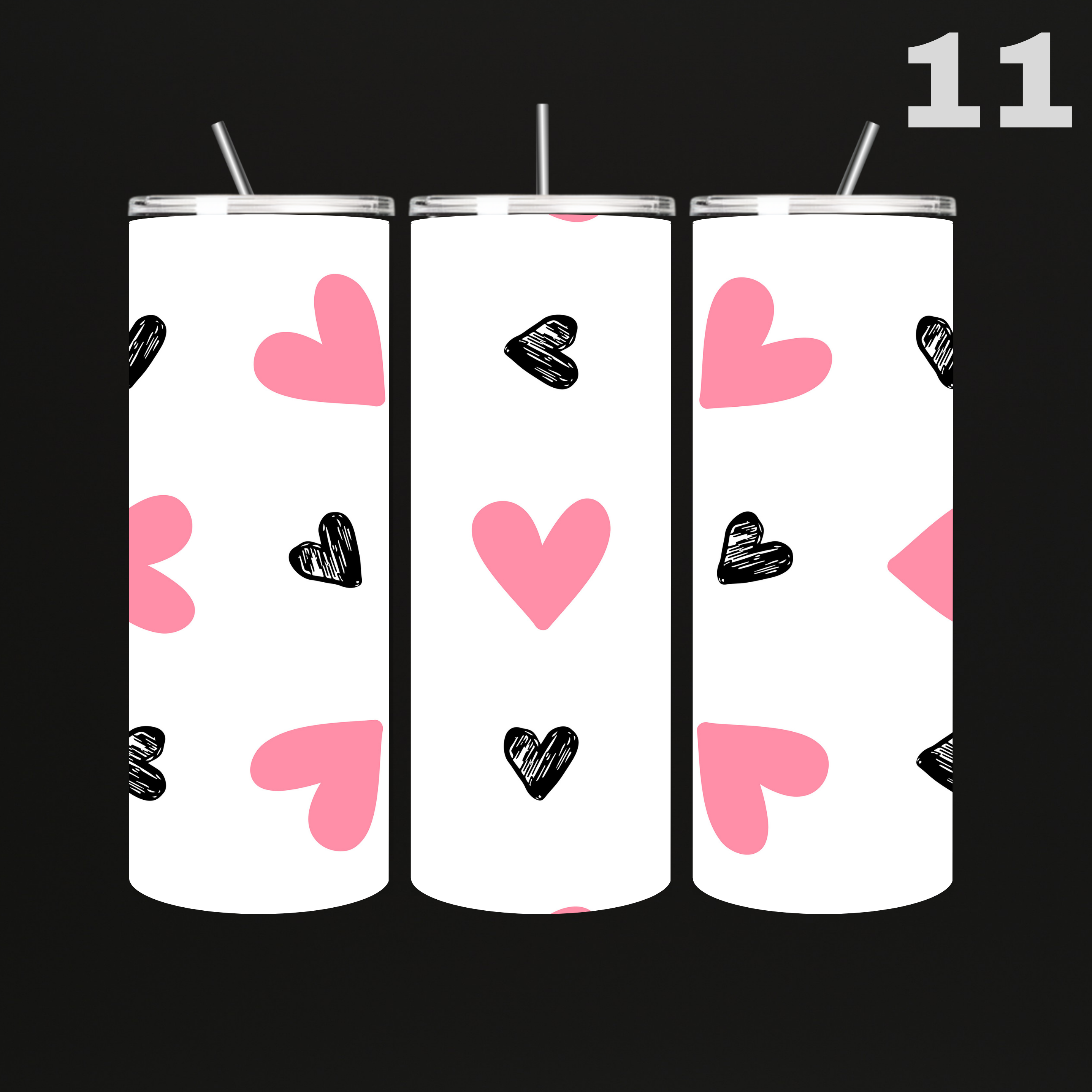Tumblers Hartjes
