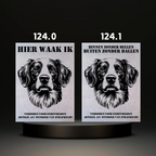 Waakbord Kant en klaar Eskimo & Spaniel & Fox & Basset