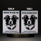 Waakbord Kant en klaar Herder & Collie