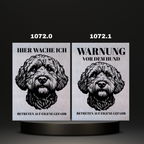 Warnshild Fertiges Design Doodle & Dalmatiner & Beagle & Leopard & Chowchow
