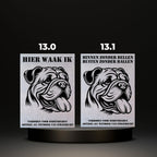 Waakbord Kant en klaar Bulldog & Bully & Boxer & Pittbull & Stafford