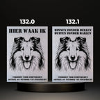 Waakbord Kant en klaar Herder & Collie
