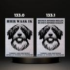 Waakbord Kant en klaar Herder & Collie