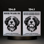 Waakbord Kant en klaar Herder & Collie