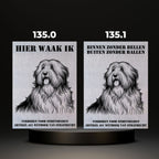Waakbord Kant en klaar Herder & Collie