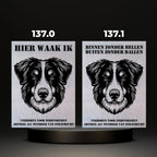 Waakbord Kant en klaar Herder & Collie