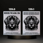 Waakbord Kant en klaar Herder & Collie